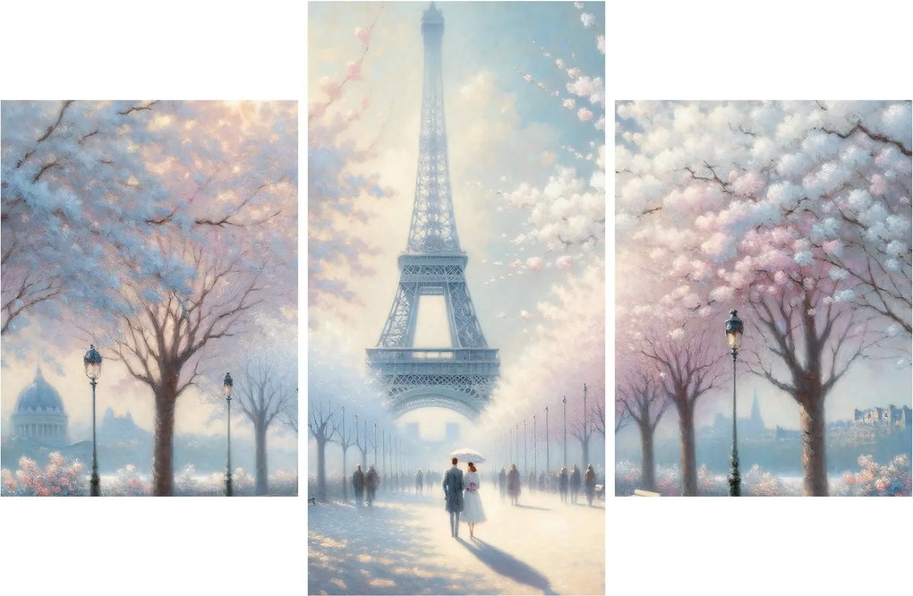 Tablou - Pictură din Paris (90x60 cm)