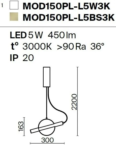Pendul LED design modern Enigma alama