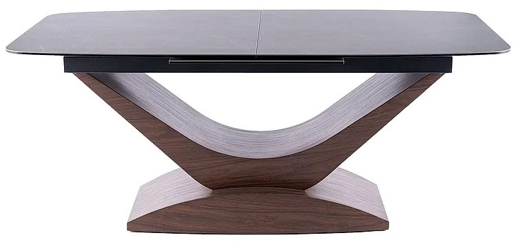 Masa de bucaterie Dolce, gri/nuc