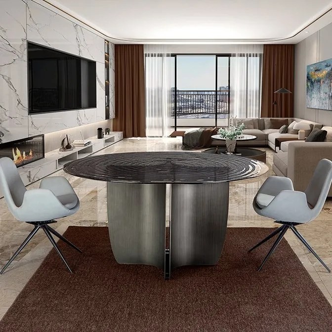 Masa dining rotunda design LUX Night D150