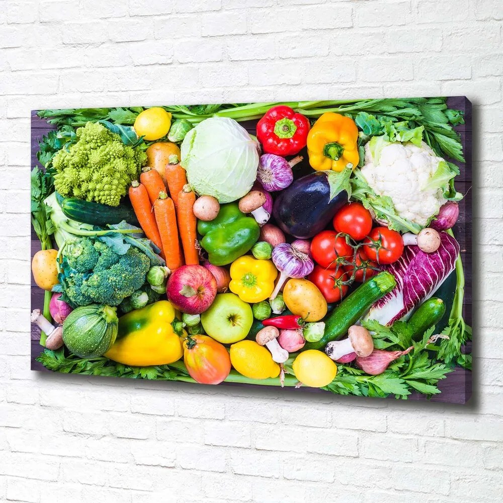Tablouri tipărite pe pânză Legume colorate