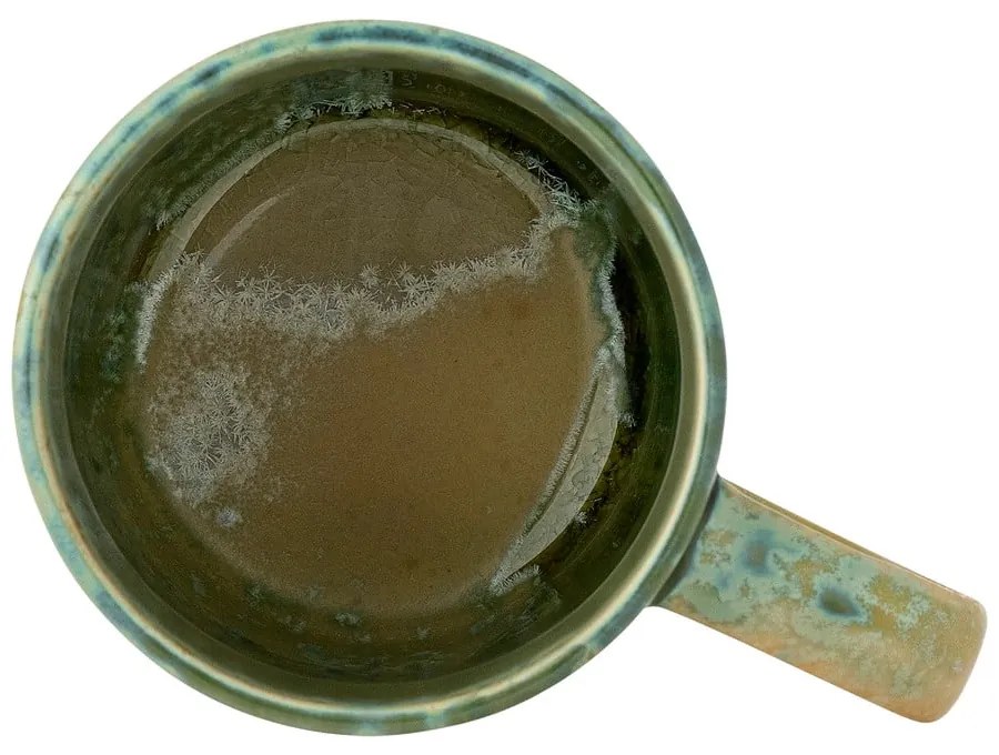 Ceașcă galbenă/verde-deschis din gresie 400 ml Milani – Bloomingville