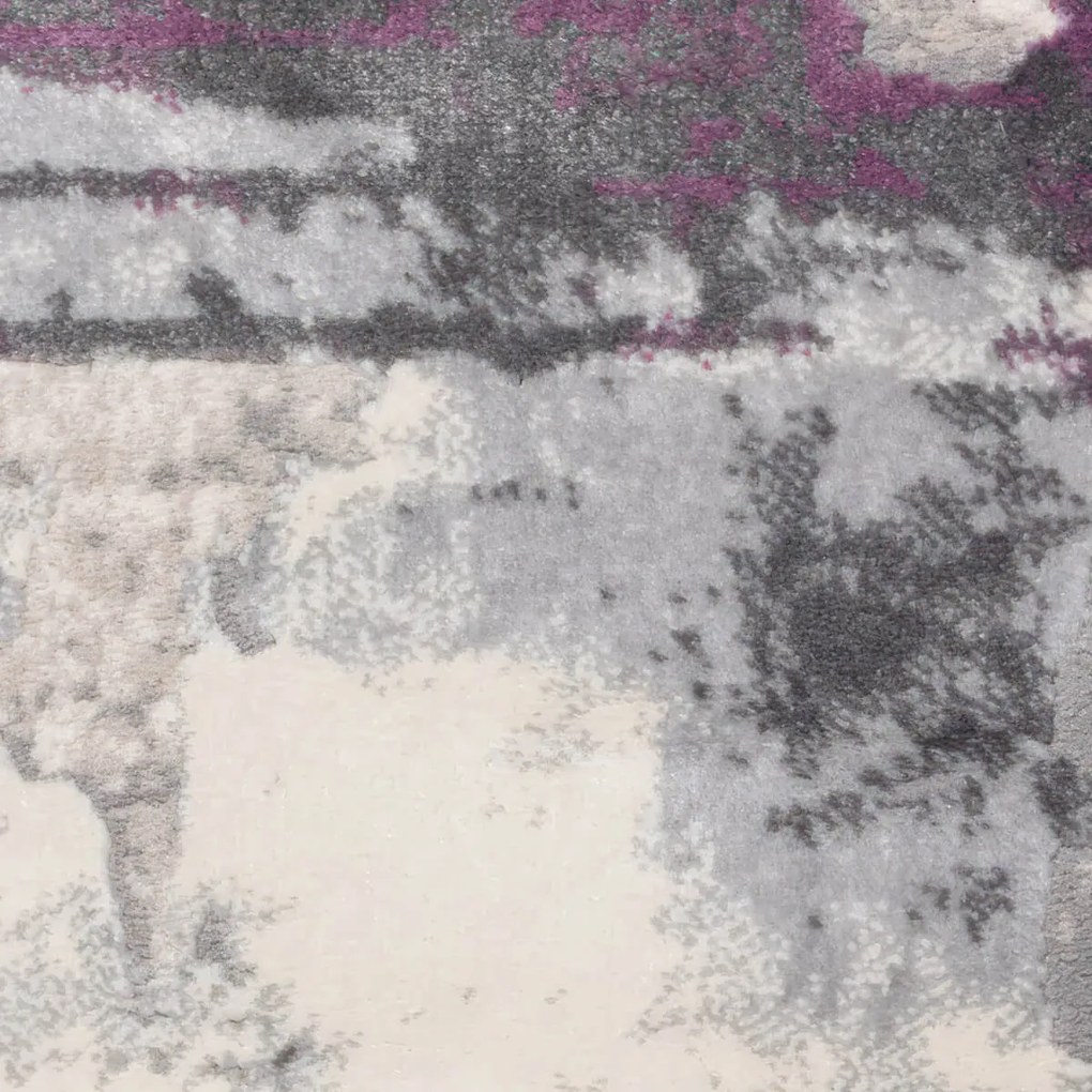 200x300 cm Covor Fusion, Premium, Culoare Mov/Lila, Pentru Living/Hol/Dormitor, Modern, 70% Polyester / 30% Polipropilenă