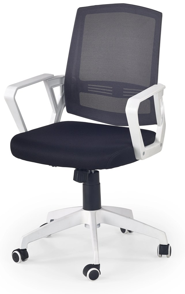 Scaun de birou Arlyne (negru + alb + gri). 796020