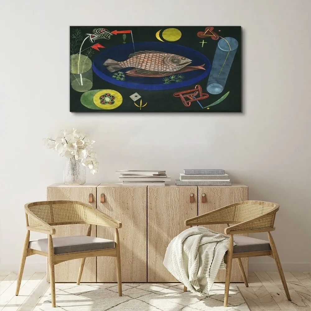 Tablou canvas Around Fish de Paul Klee