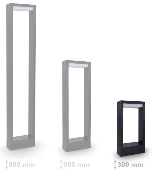 Lampă LED de exterior Brilagi RAGUSA LED/7W/230V 3000/4000/6000K IP54 30 cm