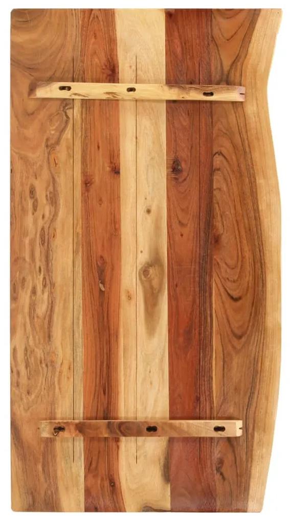 Blat lavoar de baie, 100 x 55 x 3,8 cm, lemn masiv de acacia 100 x 55 x 3.8 cm