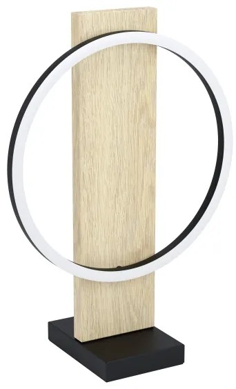 Lampă LED de masă Eglo 901718 BOYAL LED/12W/230V 3000K bej/negru