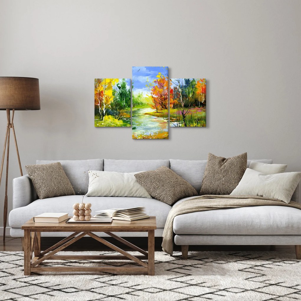 Tablou - Peisaj - pictură (90x60 cm)