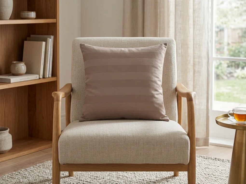 Husa pentru perna din microfibra JASMINE 45x45 cm, bej