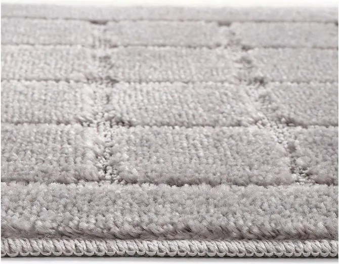 Covorașe de baie gri 2 buc. 50x80 cm Kareli – Foutastic
