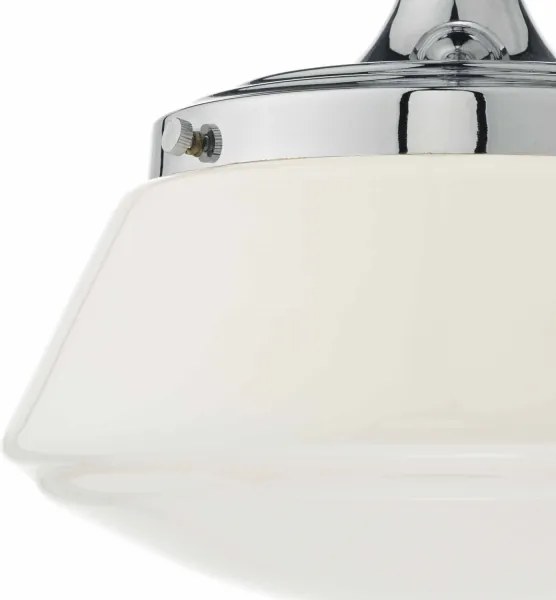 Där Lighting CAD0150 - Plafonieră aplicată pentru baie CADEN 1xE27/60W/230V IP44 crom lucios