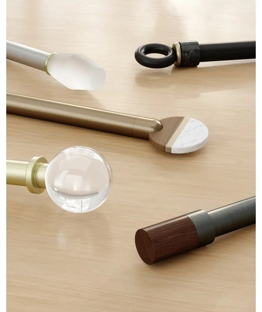 Galerie de perdea extensibilă 183-366 cm din oțel Blok – Umbra