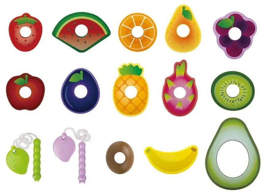 Play Set Hape  - gustări de fructe cu omizi