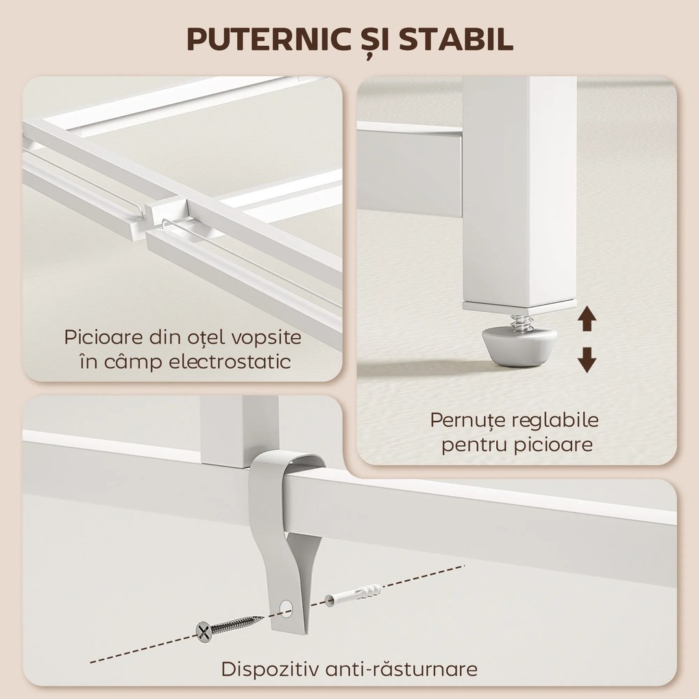 HOMCOM Masă Pliabilă Economisitoare de Spațiu cu Suport Detasabil pentru Monitor, 100x48x87,5 cm, Masă Portabilă pentru Birou, Casă și Studio, Culoare Lemn | Aosom Romania