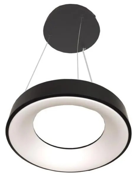 Lustră suspendată pe cablu DRAX LED/32W/230V 4000K, Ø 38 cm, neagră