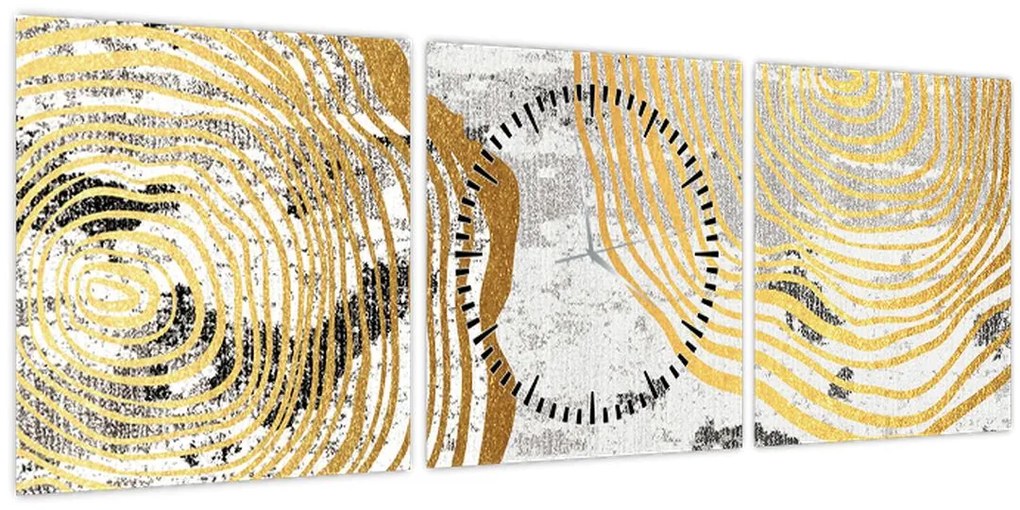 Tablou - Colaj (cu ceas) (90x30 cm)