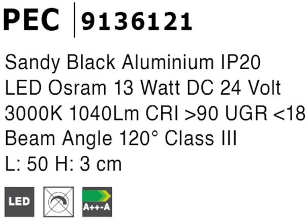 Accesoriu, Modul de iluminat pentru sina magnetica Planet, Pec 50cm