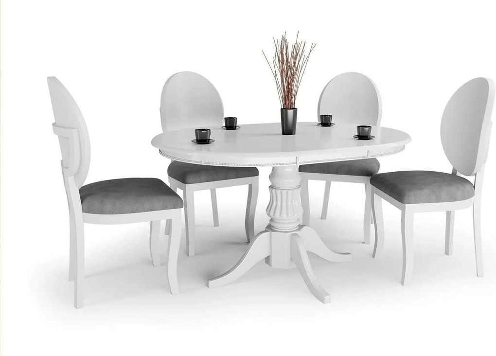 Set masa WILLIAM cu 4 scaune VERDI