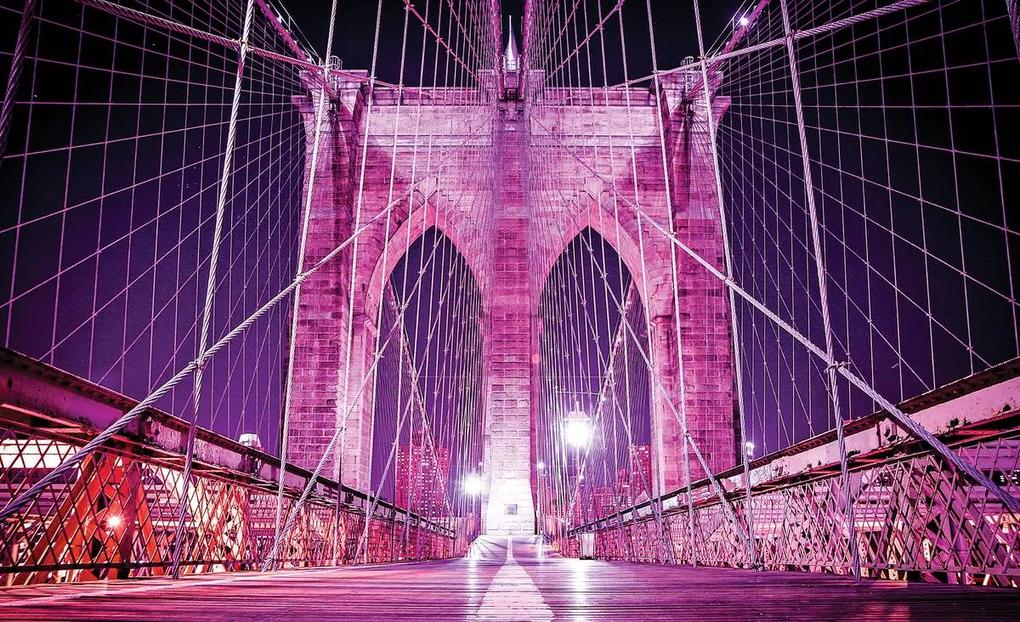 Fototapet - New York City Urban Brooklyn Bridge (152,5x104 cm), în 8 de alte dimensiuni noi