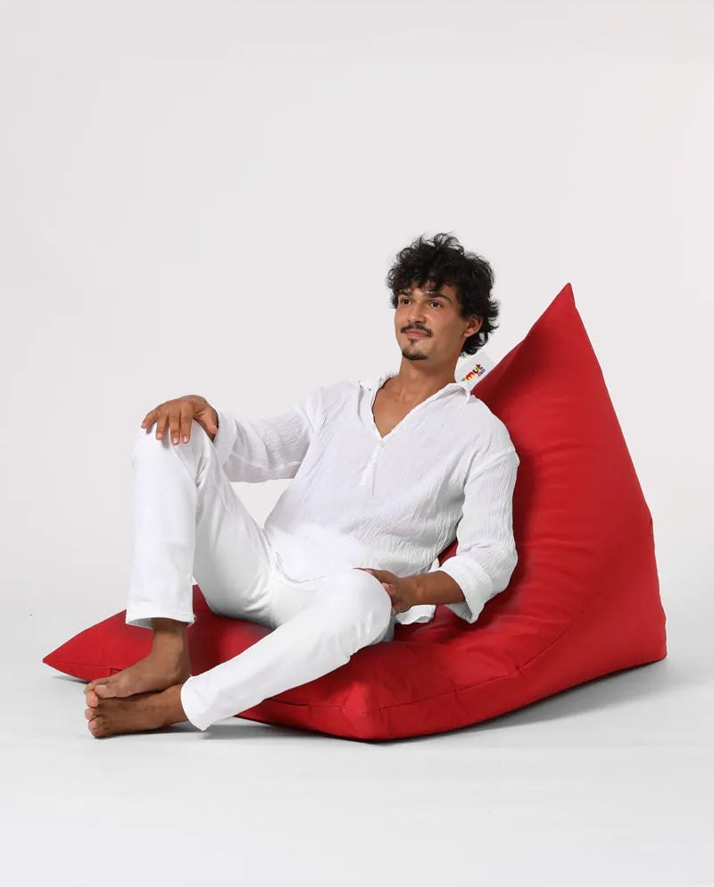 Fotoliu puf pentru grădină Pyramid Big Bed Pouf - Red