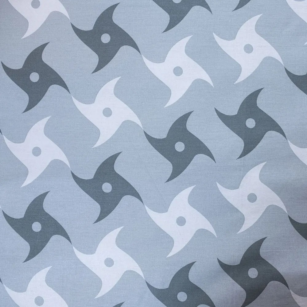 Lenjerie de pat pentru copii din bumbac pentru pat de o persoană 140x200 cm Naruto "Grey" – Jerry Fabrics