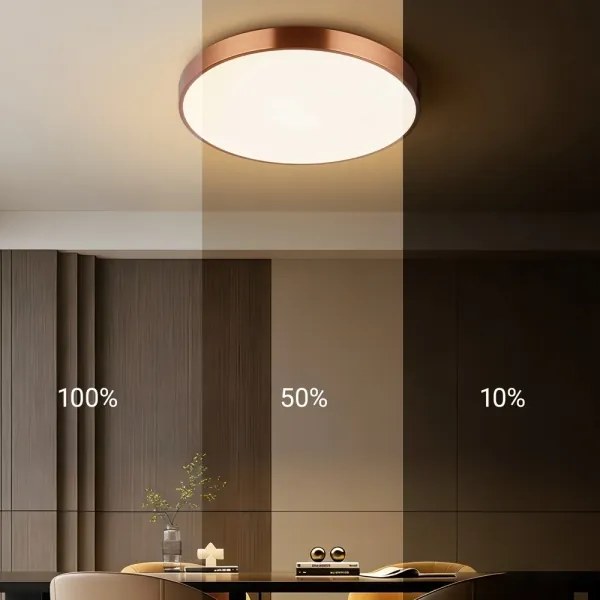 Immax NEO 07321L-LED NEO LITE SEMPLICI Plafonieră reglabilă 36W/230V Ø40 cm, cupru + telecomandă