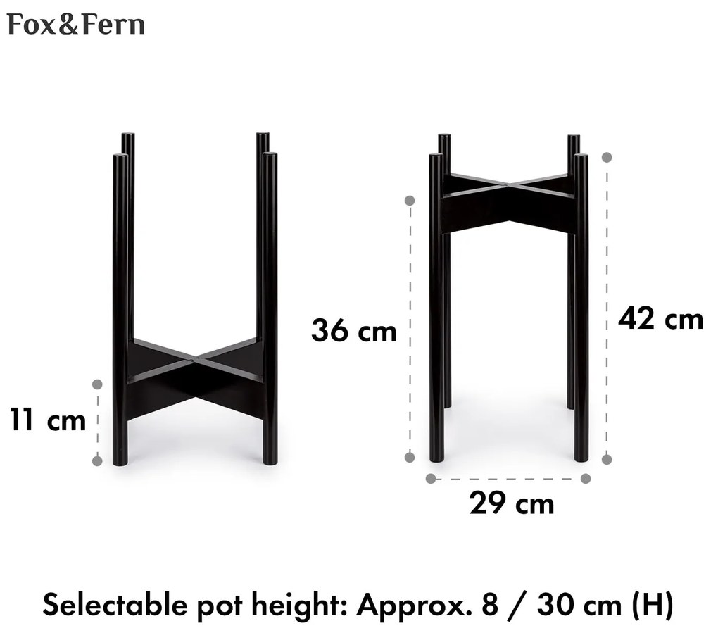 Zeist, suporturi pentru flori, 2 înălțimi, combinabile, design plug-in, naturale