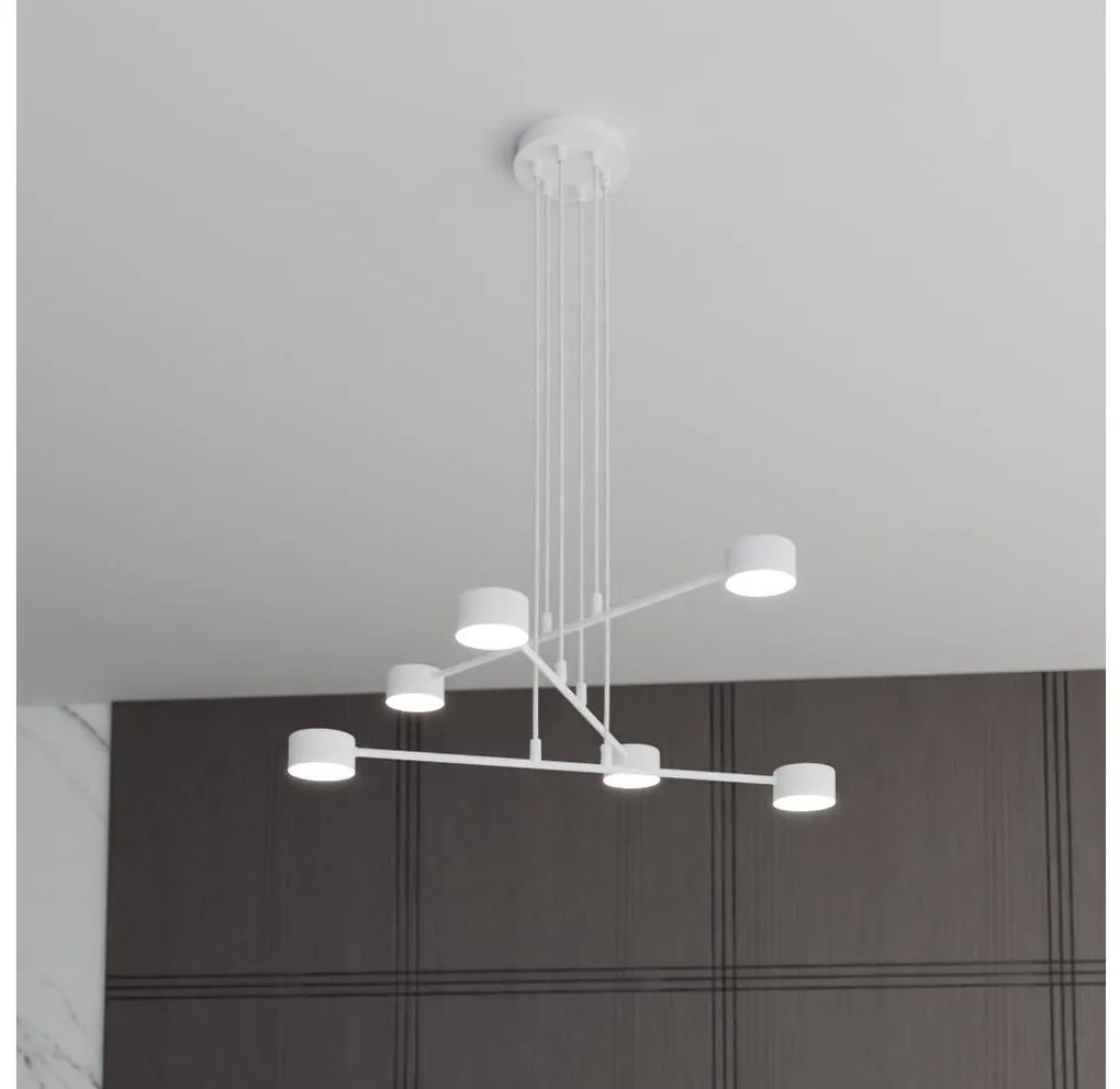 Lustră pe cablu MODUS 6xGX53/10W/230V alb