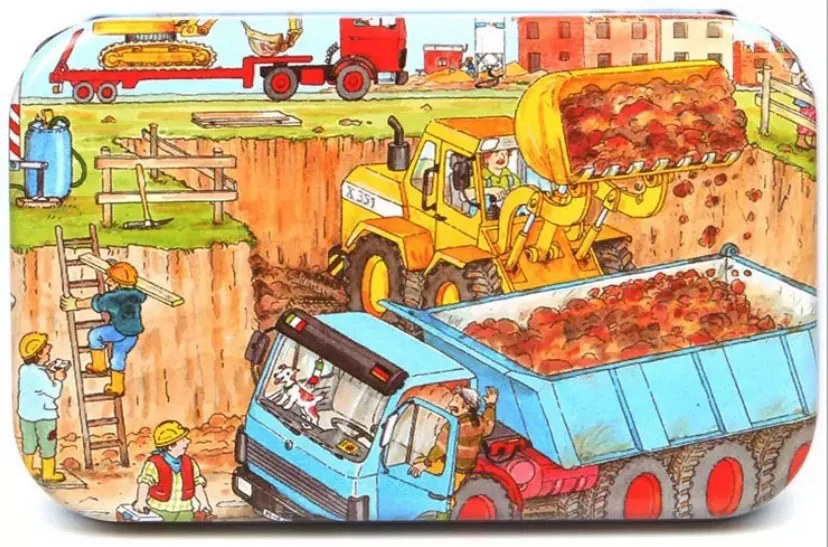 Puzzle din lemn - Șantier 60buc