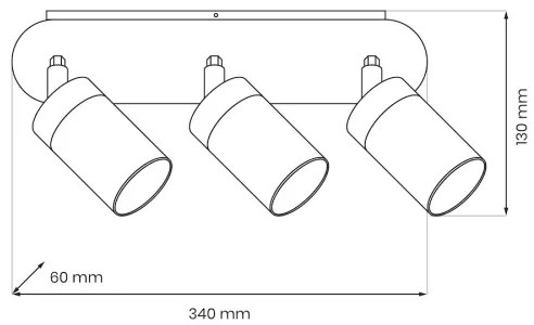Spot Brilagi POKER 3xGU10/25W/230V bej