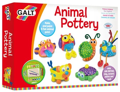 Set creare animale din lut pentru copii, Galt, 1005143