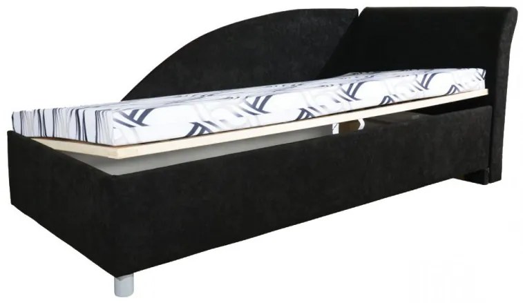 Pat de o persoană (canapea) 90 cm Pearline Plus (cu saltea lux cu 7 zone) (D). 774159