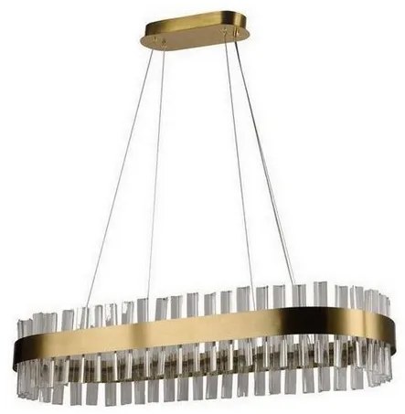 Lustră LED de cristal dimabilă pe cablu LED/45W/230V + telecomandă