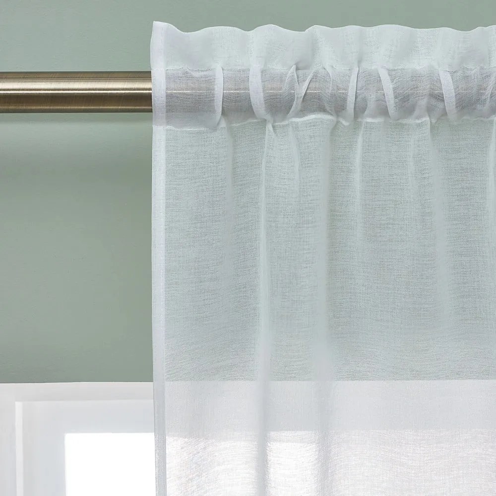 Perdea albă din voal 140x229 cm Countryside Floral – Catherine Lansfield