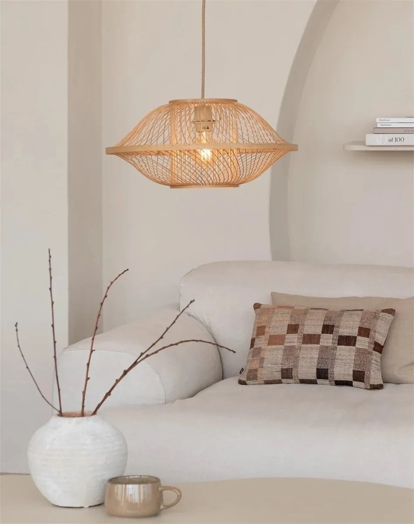 Lustra/Pendul Eco, Bambus, Maui natural, S