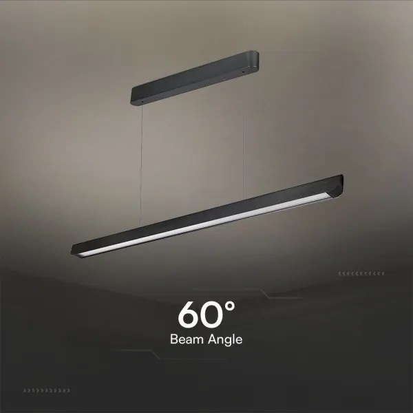 Lustră LED pe cablu LED/36W/230V 3000/4000/6400K negru