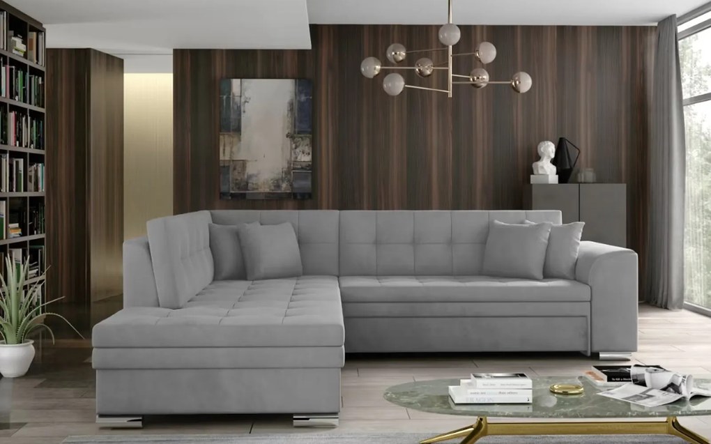 Colțar lemn masiv Extensibil Penelope 260x205cm Personalizabil - Poco 03, Dreapta