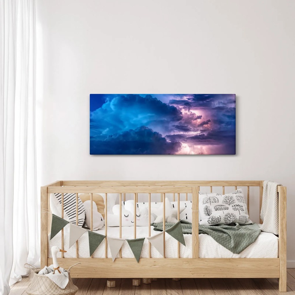 Tablou cu nori (120x50 cm)
