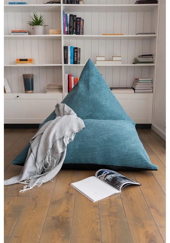 Fotoliu bean bag cărămiziu cu tapițerie din catifea reiată Razzmatazz – SLOWDOWN