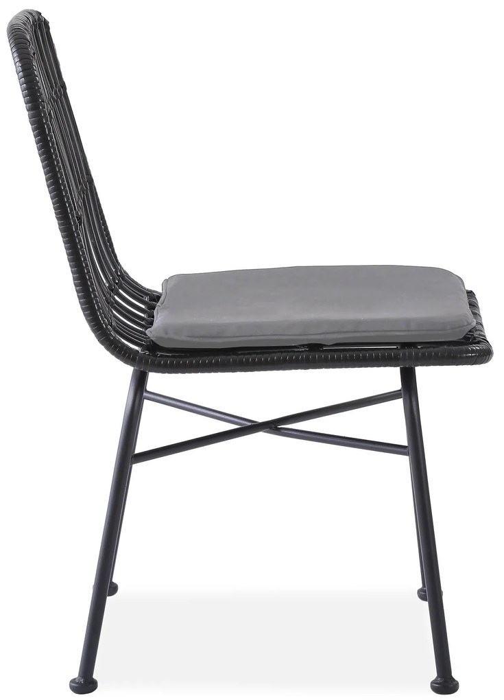 Scaun de grădină Karma K401 (negru). 1118277