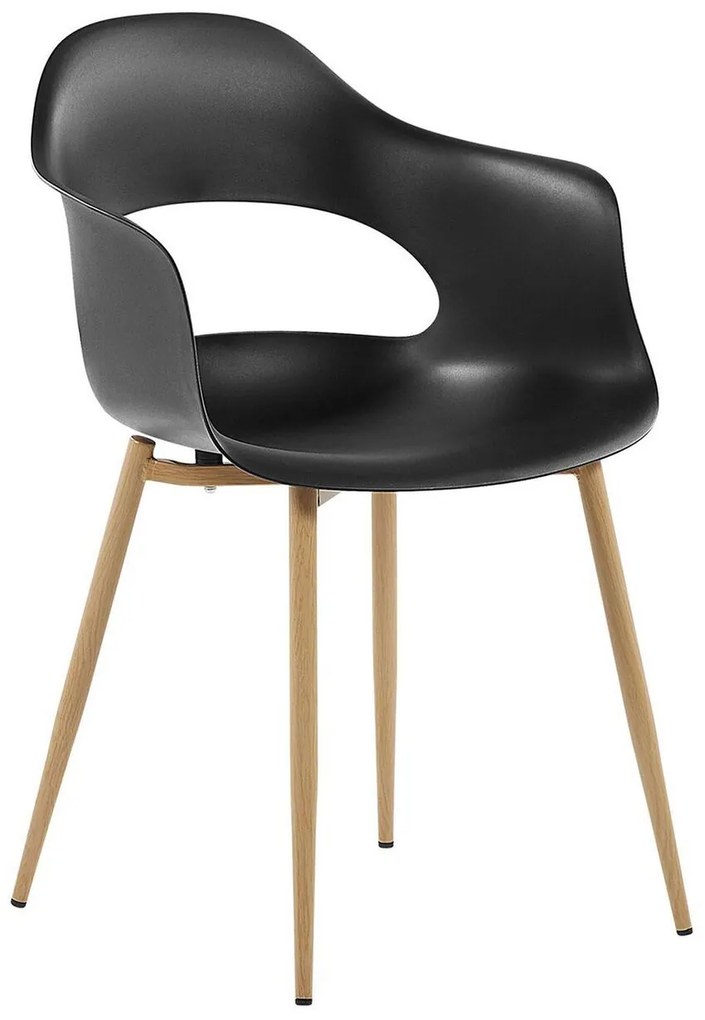 Set 2 buc. scaune de sufragerie URCA (negru). 1022902