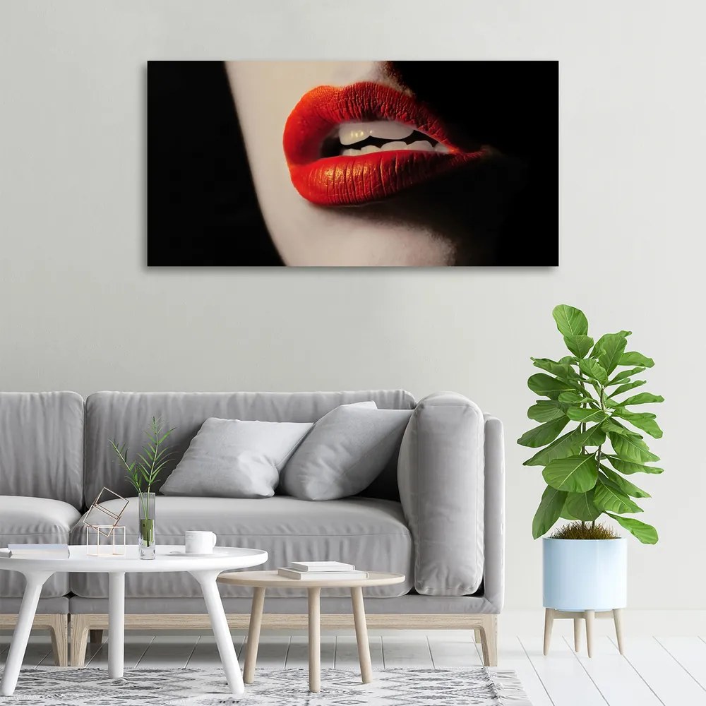 Tablou pe pânză canvas Buze rosii