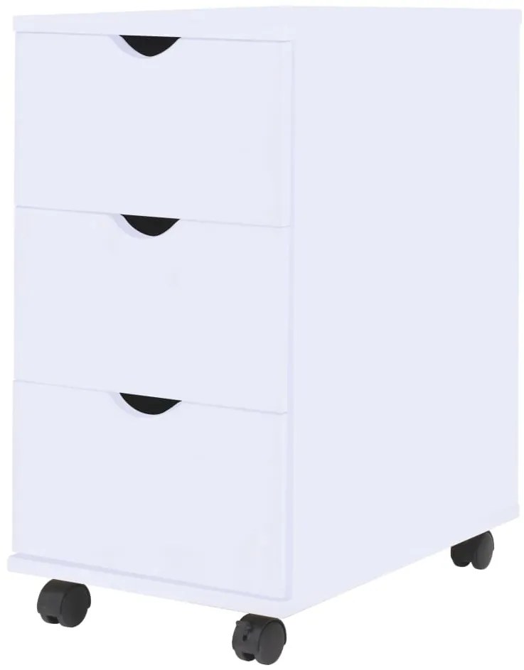 vidaXL Dulap cu sertare, 33 x 45 x 60 cm, alb