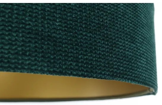 Lustră pe cablu TWIST 1xE27/60W/230V verde/auriu