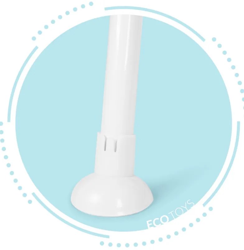 Scaun înalt pliabil 3 în 1 gri