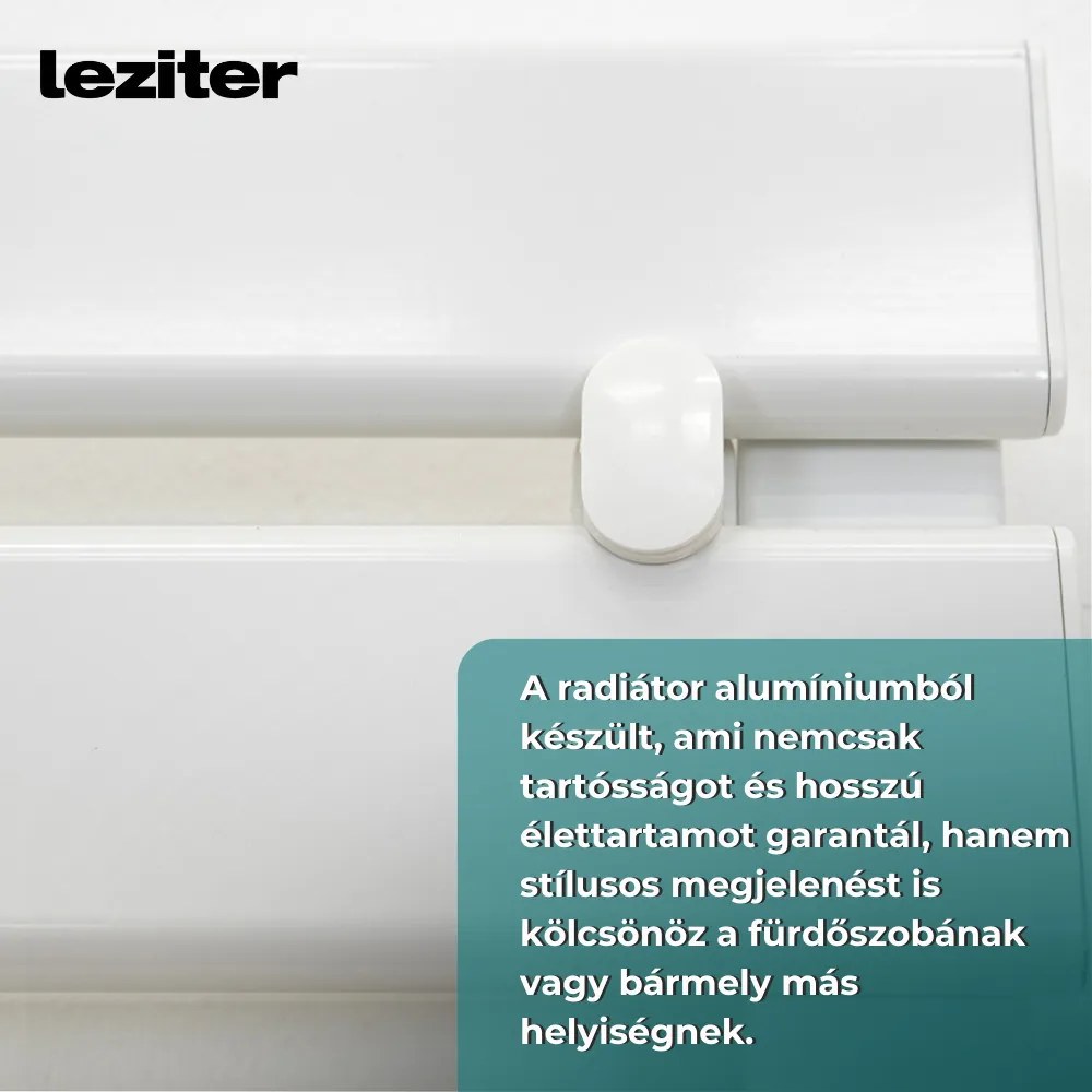 Radiator electric pentru prosoape 500W alb