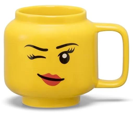 Cană pentru copii galben din ceramică 255 ml Head – LEGO®