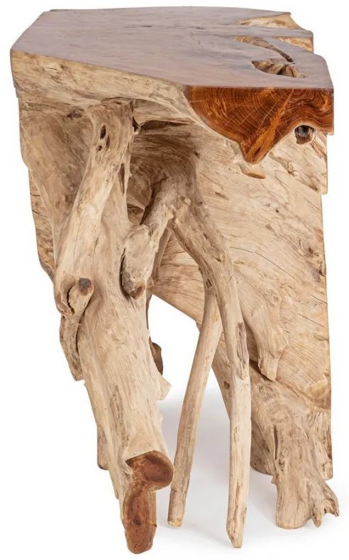 Consola finisaj natural din lemn de Teak, 120x45x80 cm, Lisandra Bizzotto