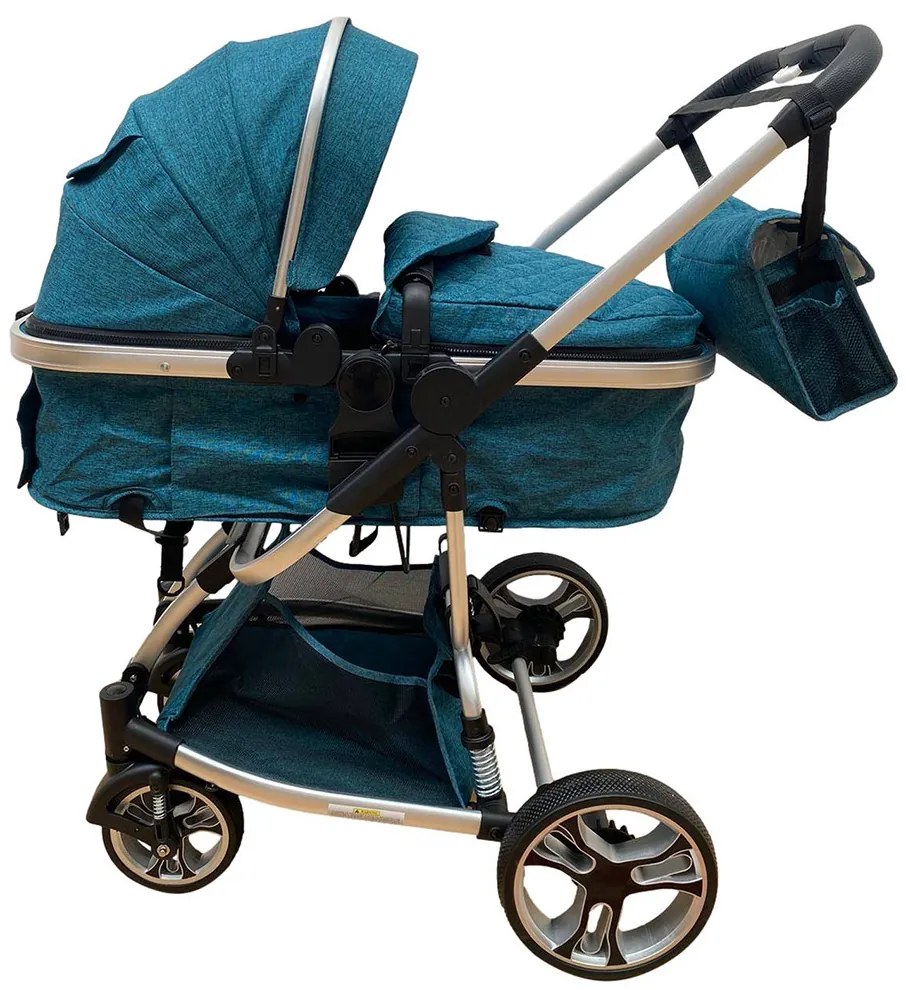 Carucior 2 in 1 transformabil in mod sport, 0-36 luni, Turcoaz - CPC-16-turcoaz
